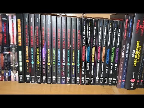 Fnaf book collection (Feb. 28th 2024)