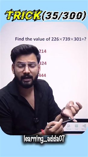 learning_adda on Instagram: "Learning mathematics trick (35/300)✅ #learning#mathematics#ssccgl#tricks#viralreels#trendingreels"