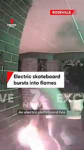 56K views · 218 reactions | Two people are in hospital after an e-skateboard caught fire overnight in Roseville. The family woke to the sound of a crackling board and a house filling with smoke. #batteryfire #electric #skateboard #charger #fire #sydney #exclusive #7NEWS | 7NEWS Sydney | Facebook