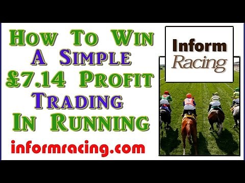 How To Win A Simple £7 Profit Using The Inform Racing In Running Trading Tool