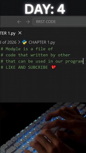 Python Day: 4 Coding | ASMR NO-Talking