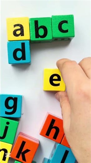 Learn ABC with Cubes – Part 1 (A–O) | Fun Alphabet for Kids
