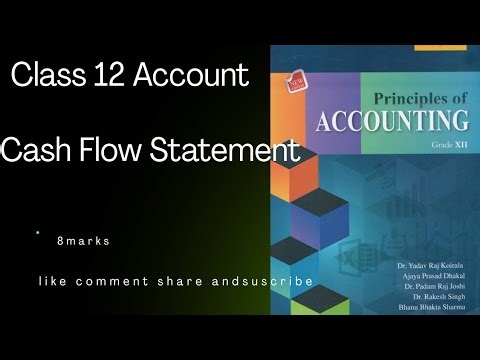 Class 12 Cash Flow Statement #class12#cashflowstatement