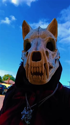 Remaking My Halloween Wolf Skull Mask Video