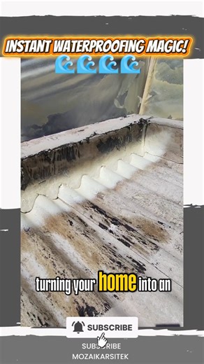 Instant Waterproofing Magic! #viral #shotrs #construction #shortsviral #constructionlife