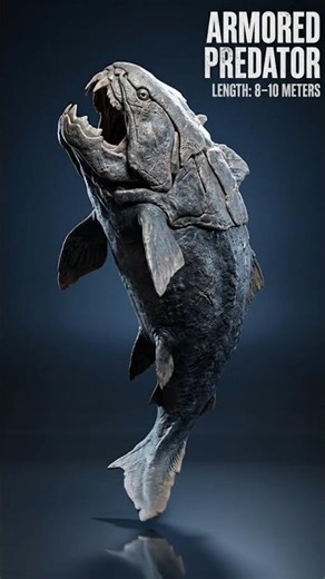 Dunkleosteus 🌊😱 #shorts #ocean #sea #educational #skit