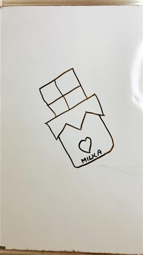 Chocolate Drawing Sketch Step by Step for Beginners Viral Art 2025–2026 #youtubeshorts #shortsfeed