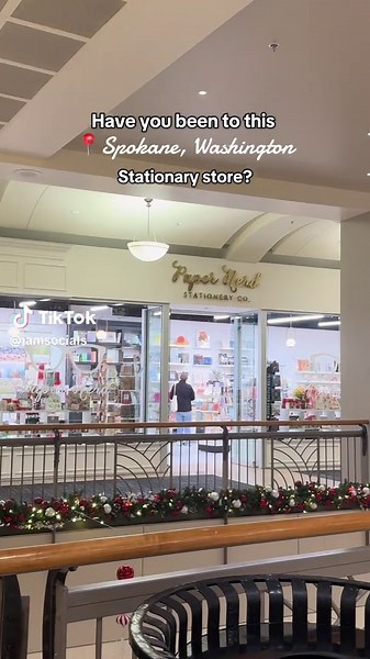 Have you been to this spot in the River Park Square mall in downtown Spokane? Paper Nerd has unique wrapping paper, cards for little EVERY occasion, & gifts!! #spokane #spokanewashington #spokanewa #spokaneshopping #spokanelocalbusiness