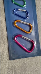 Assorted Spring Clips 4 Clip Pack