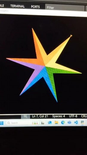 Python turtle tutorial for beginners | Graphics🔥🔥 | Loop #coding #pythonCool#learnpython