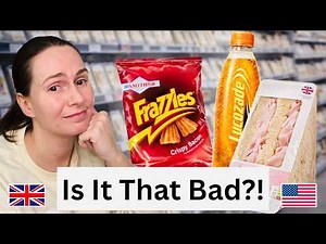Brit Reacts to Americans Trying British Food!