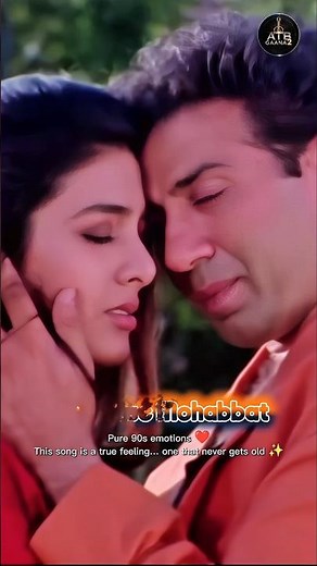 Jab Se Hui Hai Tujhse Mohabbat ❤️ | Sunny Deol & Tabu | Himmat (1996) 4K Romantic Song #shorts