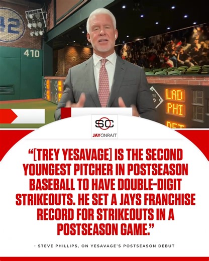 TSN Baseball Insider Steve Phillips joins Jay to discuss Trey Yesavage’s performance in Game 2 of the ALDS.￼ | Jay On SC