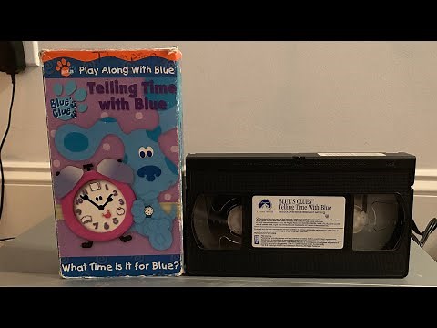 Opening to Blue’s Clues: Telling Time with Blue 2002 VHS