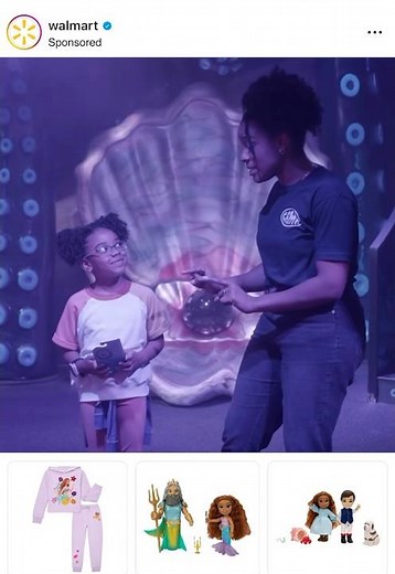 Paige Stars in Walmart Little Mermaid Commercial | Kid Actress & YouTuber | Family-Friendly Fun