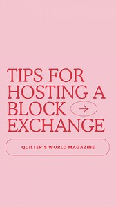 Have you ever been a part of a block exchange? 💗 If not, we think you should give it a try! Check out our tips! 😊 #blockexchange #quiltblockexchange #quilting #quilts #quiltersworld | QuiltersWorld