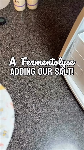What are the benefits of adding salt later to your sourdough? 🗝️Stronger gluten development: Without salt, gluten bonds form more freely, making the dough more extensible (stretchy & flexible!!) and able to stretch and trap gases. Fluffy dough, honestly! 🗝️Better fermentation: Yeast and bacteria are more active before salt is added, so the dough can kick off fermentation more vigorously. 🗝️Improved handling: Holding back the salt makes early mixing and coil folds easier since the dough isn’t 