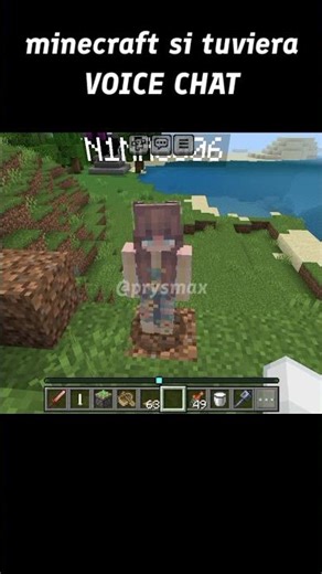 (me refiero a bedrock) Voice Chat 🥀 #shorts #jaja #minecraft #bruh #voicechat