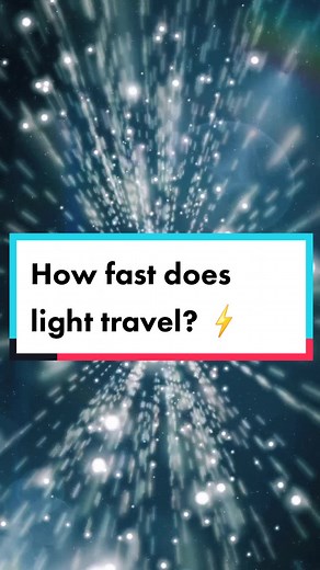 How fast does light travel? #space #science #astronomy #light #trending #viral