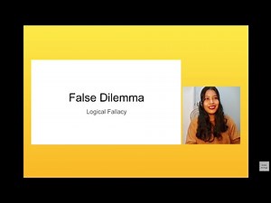 Logical fallacy: False Dilemma