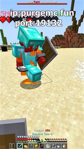 Best Minecraft Pvp Server#shorts