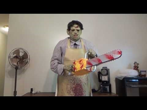 Gemmy Animated Life-Size 6ft "Leatherface" (Texas Chainsaw Massacre) (2nd Generation)