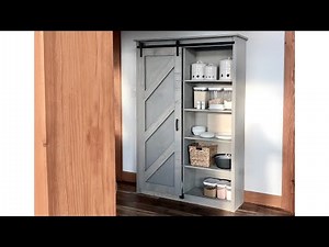 Barn Door Bookcase