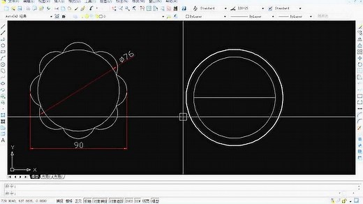 CAD超零基础教程，圆的用法和阵列的用法详解
