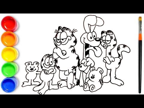 How to draw The Garfield | Drawing Garfield | The Garfield Movie