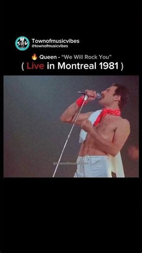 🔥 Queen - “We Will Rock You” | Live in Montreal 1981 (Rare Legendary Performance) 🤘👑