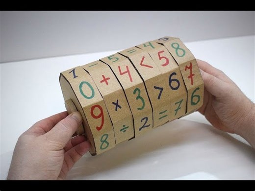 The Ultimate Intellectual Puzzle Cube from Cardboard