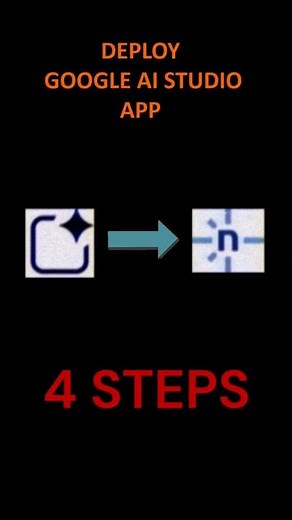 Deploy Your Google AI Studio App to Netlify in Just 4 Steps! ⚡