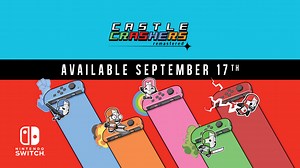 Castle Crashers Remastered launches for Switch on September 17, new details and trailer