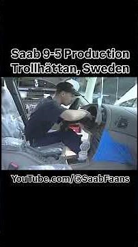 Saab 9-5 Production in Trollhättan Sweden- SaabFaans