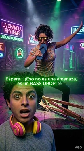 Mom's Chancla turned into a BASS DROP! 💥💃 (La Chancla suena!)