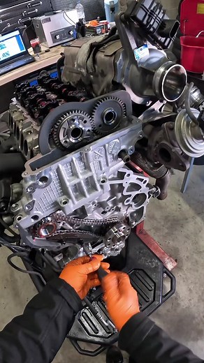 Installation du kit chaine de distribution sur moteur N47 de la Mini