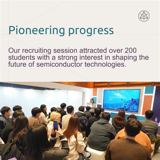 The energy at the ASM booth this week was nothing short of electric. As we close out SEMICON Korea 2026, here are our top highlights: 📍 Our presentation on the “Life of a Process Engineer” at the “Meet the Expert” session was a standout. We loved sharing the reality of what it takes to move from a theoretical material to a high-volume fab reality. The future of AI is not just about tools, it’s about the people who master them. 📍 Atomic Precision, Gamified: Our ALD challenge brought out the com