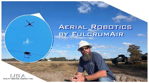 TMT – Using drones and a robot to install bird flight diverters - USA/FulcrumAir | Utility Service Agency