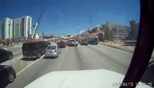 3.8K views · 61 reactions | Video from a driver's dashcam the moment the #FIUBridgeCollapse happened. (o2webdev via Instagram) #FIU #BridgeCollapse #Miami WFLA News Channel 8 | Josh Benson | Facebook