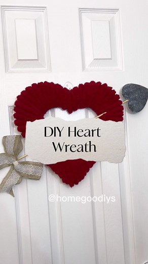 88K views · 3K reactions | Easy Heart & Arrow Wreath All...