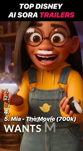 Ranking the WORST AI Disney Trailers Ever Made #shorts #ai #ranking
