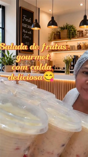 🍓 Salada de Frutas Gourmet com Calda Cremosa 😋 | Receita que Vende Muito!