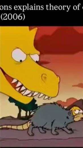 Evolution explained in one minute #simpsons #funny #fyp #viral #trending #shorts