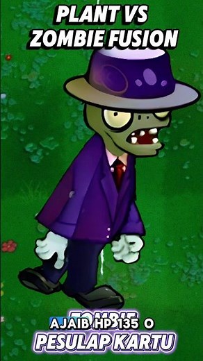 zombie pesulap kartu plant vs zombie fusion #pvzfusion #pvz #pvzgameplay