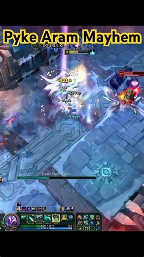 Pyke Aram Mayhem#leagueoflegends #lol #aram #mayhem #pyke #quadrakill #shorts