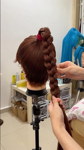 here’s how i style ty lee’s wig from atla! #avatarthelastairbender #cosplay #wigs