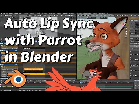 Auto Lipsync in Blender with Parrot Lipsync