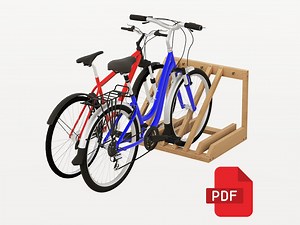 Bicycle Rack Build Plans | DIY Garage Bike Storage - Instant Download - Etsy