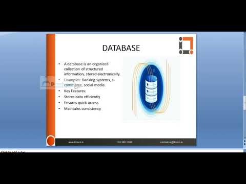 EPISODE 1- SQL - INDRODUCTION