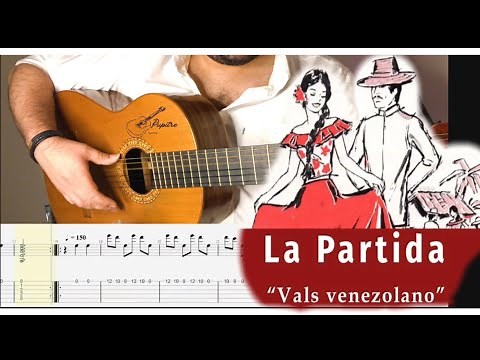 La Partida - VALS VENEZOLANO | venezuelan waltz GUITAR tutorial + tab